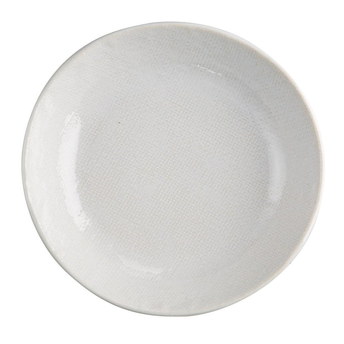 Bols Plats Denim White 220 mm (lot de 6) - Olympia