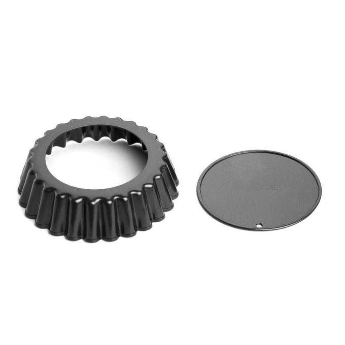 Moule à tartelette cannelé antiadhésif avec fond amovible 8 cm (lot de 3) - Vogue
