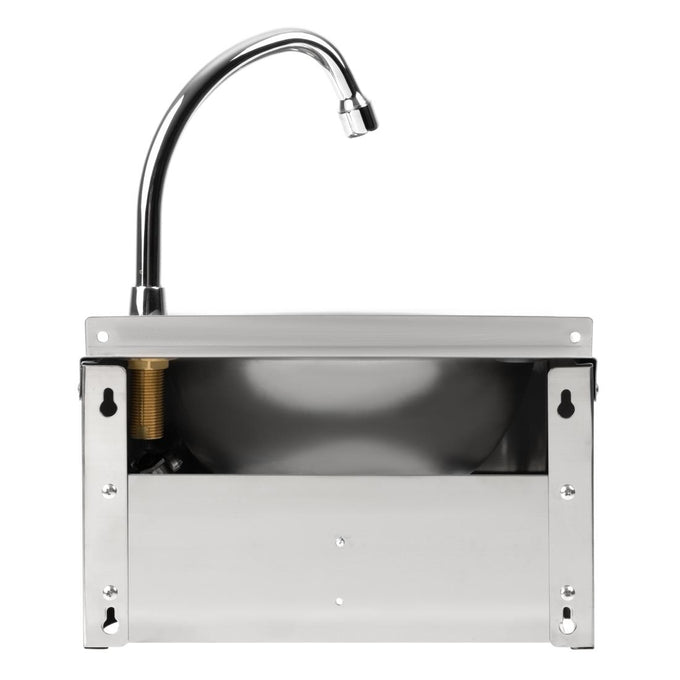 Lave-mains commande fémorale inox - Basix