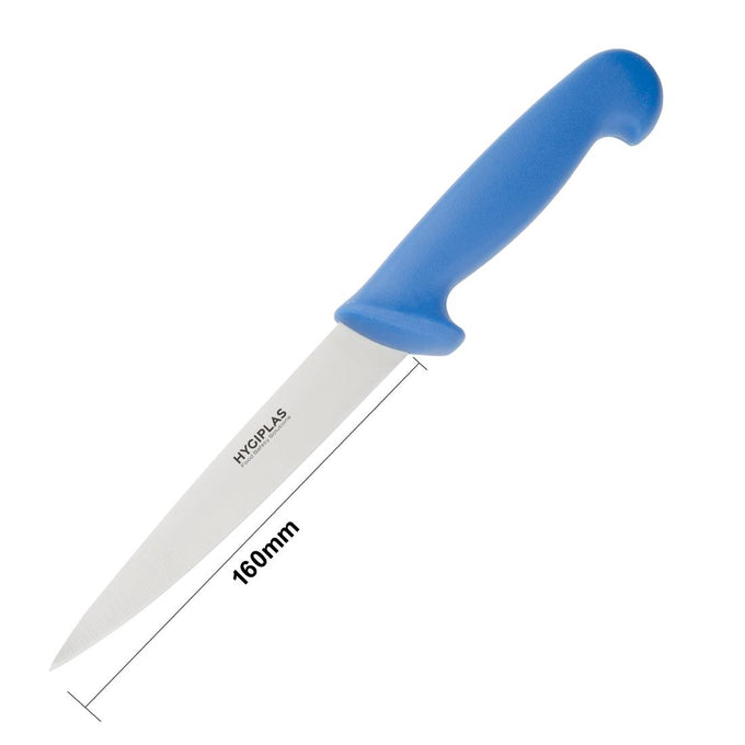 Couteau à filet bleu 150 mm - Hygiplas