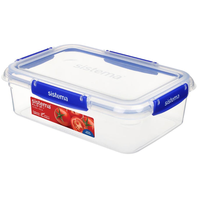 Boîte alimentaire rectangulaire Klip It Plus 2,2 L - Sistema