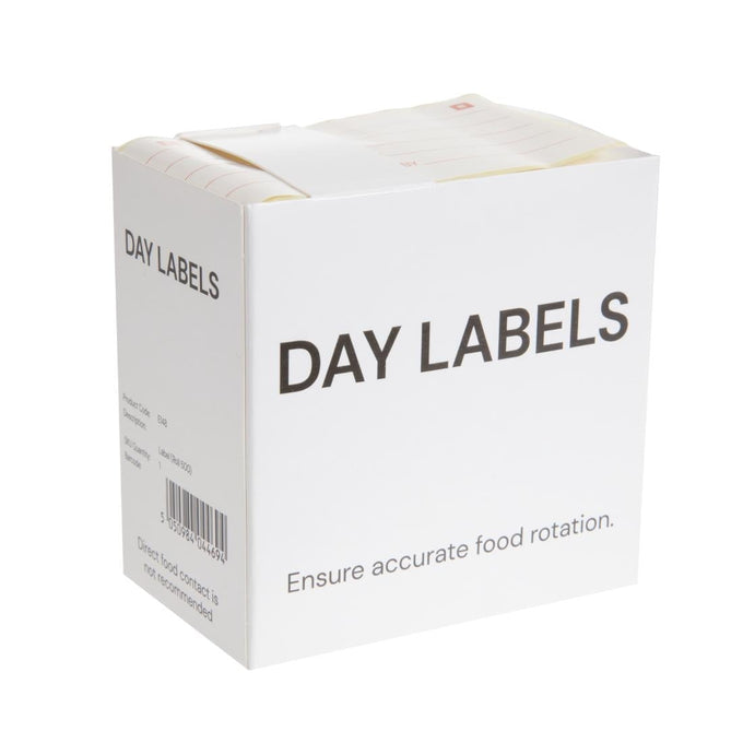 Étiquettes pour produits préparés (lot de 500) - Hygiplas