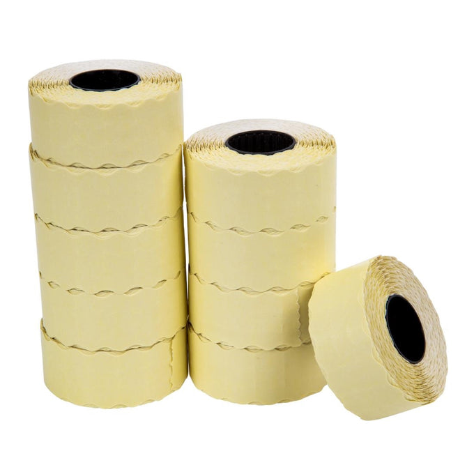 Étiquettes unies pour étiqueteuse (lot de 15 000)