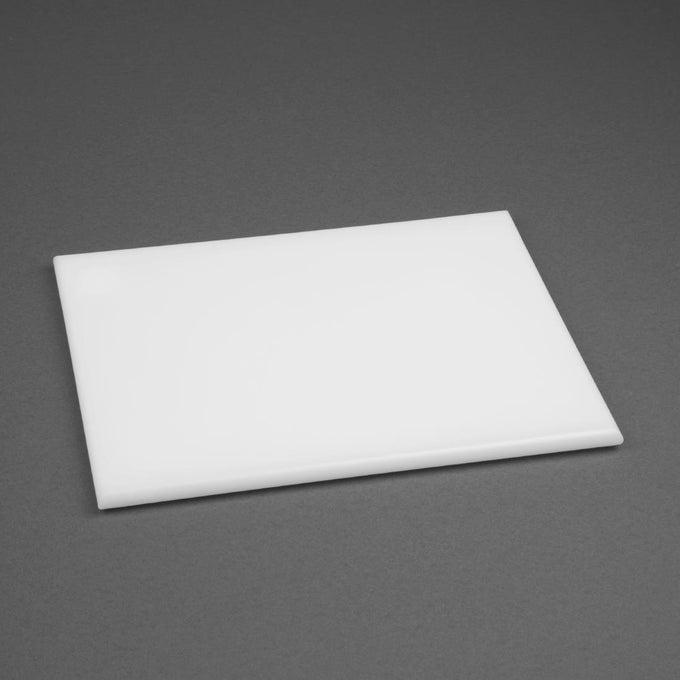 Petite planche à découper haute densité blanche - L 305 x P 229 x H 12 mm - Hygiplas