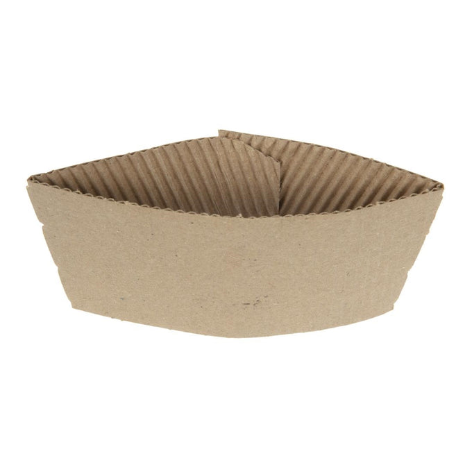 Bagues en carton ondulé pour gobelets 340 ml et 454 ml (lot de 1000) - Fiesta Recyclable