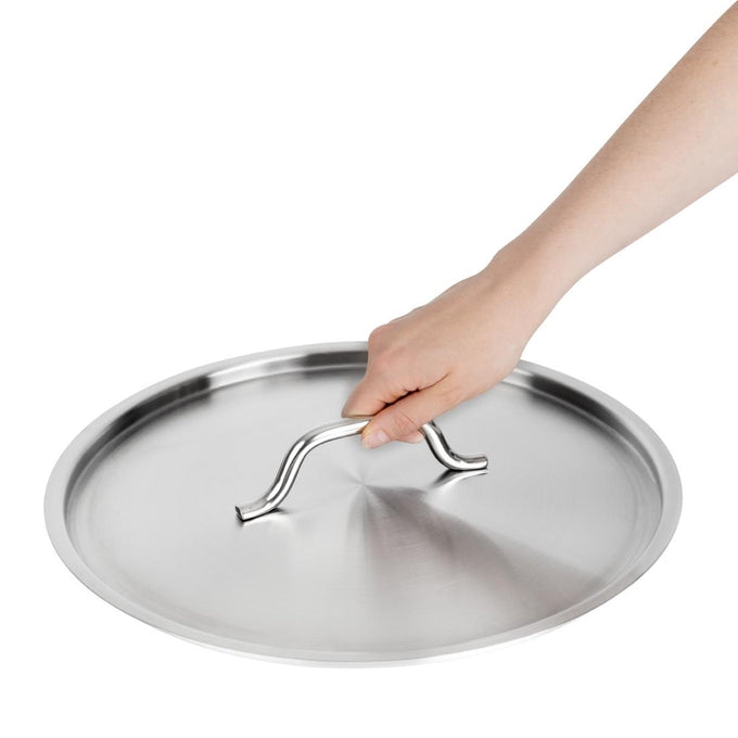 Couvercle en acier inoxydable 360 mm - Vogue