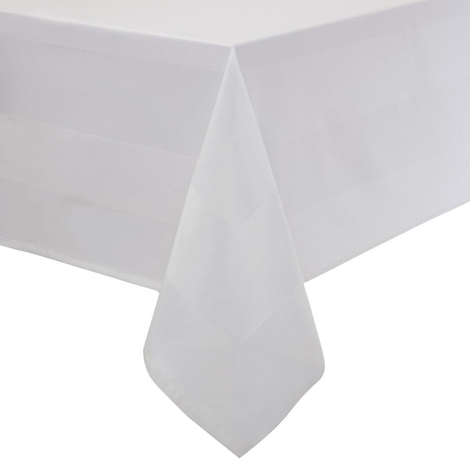Nappe blanche bande de satin 1600 × 1600 mm - Mitre Luxury