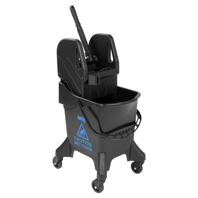 Seau essoreur haut 20 litres marquage bleu - Jantex