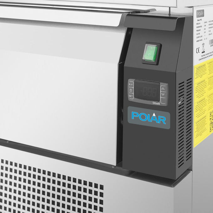 Soubassement double réfrigération 1 tiroir Série U 3x GN 1/1 - 116 L - Polar