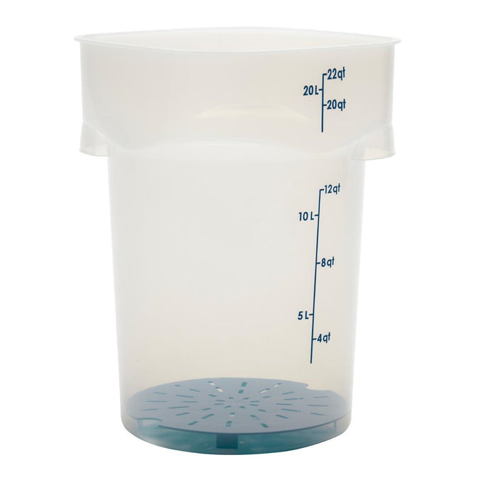 Boîte en polypropylène FreshPro CamRound 20,8 L - Cambro