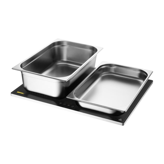 Plateau chauffant alimentaire mince GN 2/1 - Buffalo