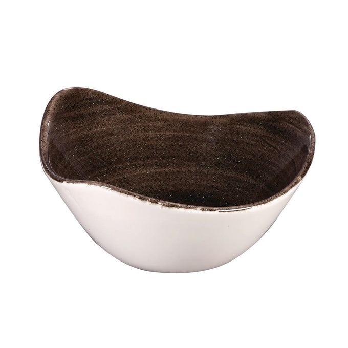 Bols triangulaires Stonecast Patina Black 153 mm (lot de 12) - Churchill