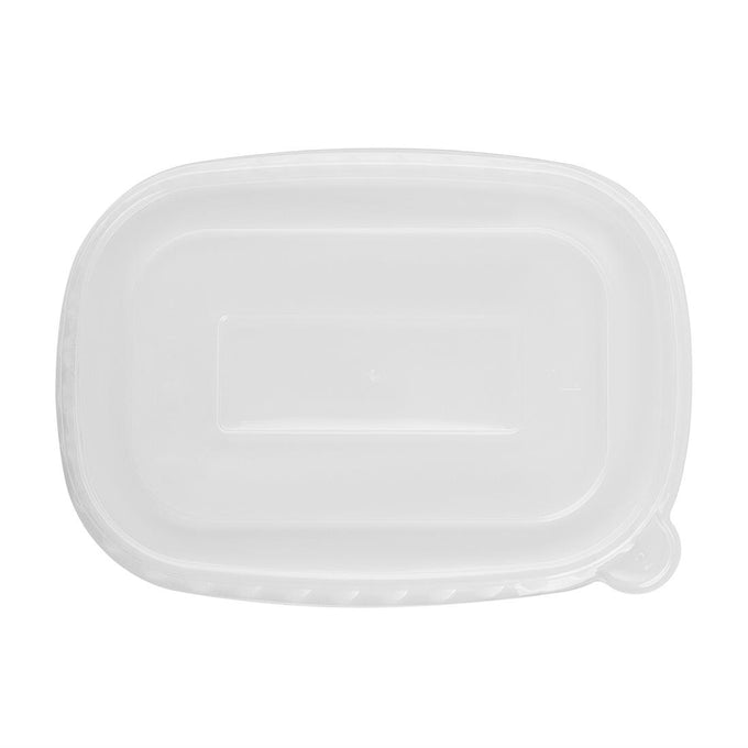 Couvercles en PP pour barquettes rectangulaires (lot de 300) - Fiesta Recyclable