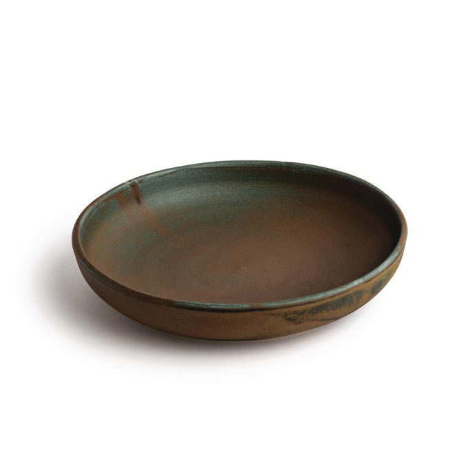 Assiettes creuses calottes vert bronze Canvas 230 mm (lot de 6) - Olympia