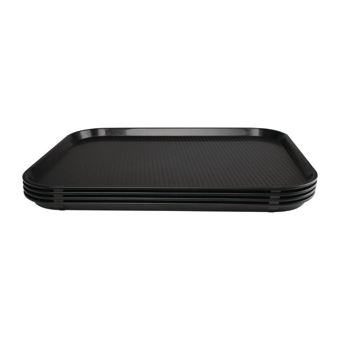 Plateau self-service Kristallon noir 450 × 350 mm - Olympia