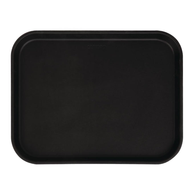 Plateau rectangulaire antidérapant en fibre de verre Camtread noir 45,7 cm - Cambro