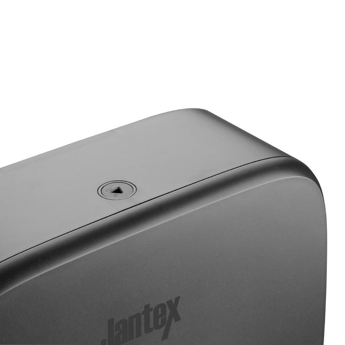Distributeur d'essuie-mains compact noir - L 271 x P 107 x H 218 mm - Jantex