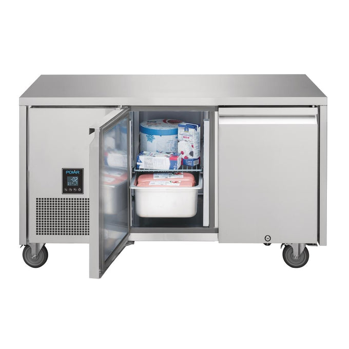 Table réfrigérée positive 2 portes Serie U Premium 267 L - Polar