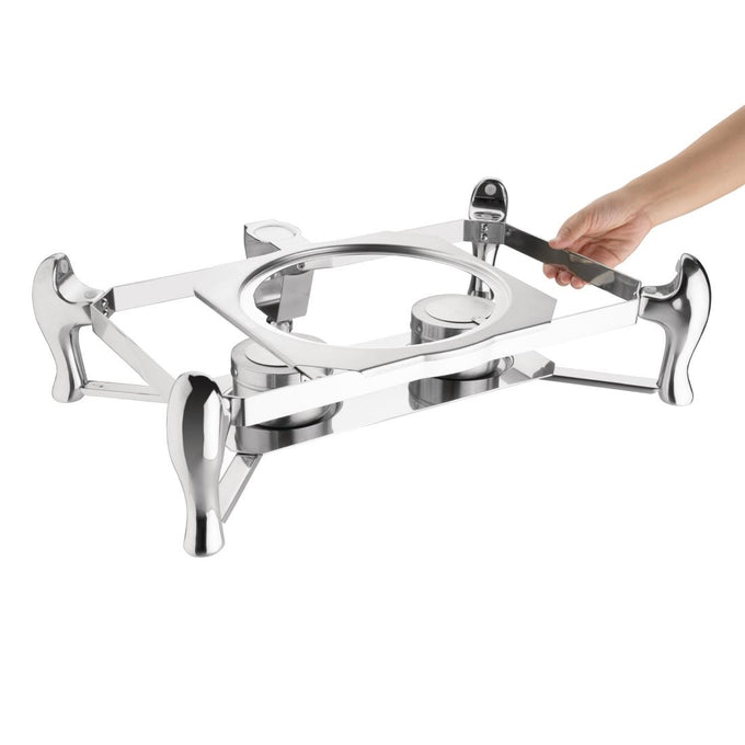 Ensemble chafing dish induction GN 1/1 avec support - Olympia