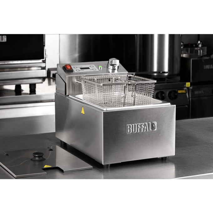 Friteuse électrique simple avec minuterie 5 L - Buffalo