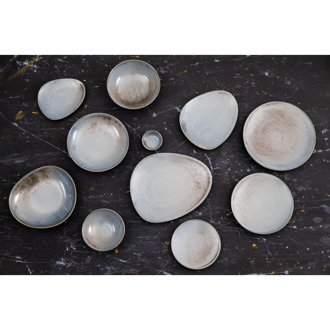 Assiettes Plates Ember Blue 275 mm (lot de 4) - Olympia