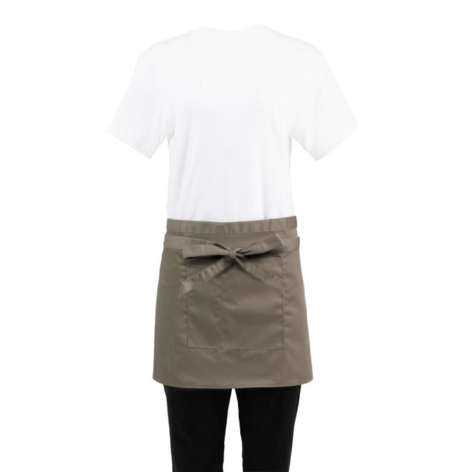 Tablier court Bistro vert olive - Whites Chefs Clothing