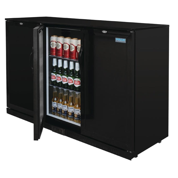 Arrière-bar trois portes pleines pivotantes Série G 900 mm 330 L - Polar