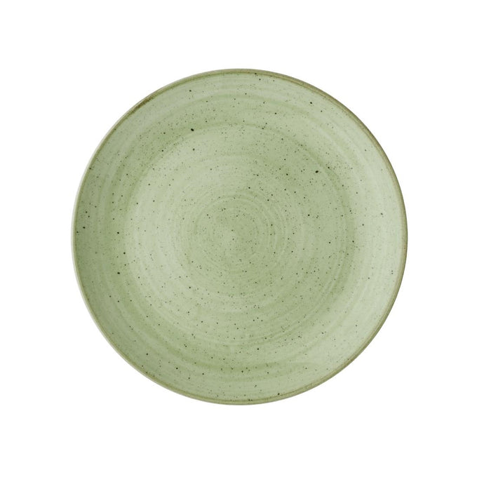 Assiettes avec rebord Stonecast Sage Green 228 mm (lot de 12) - Churchill