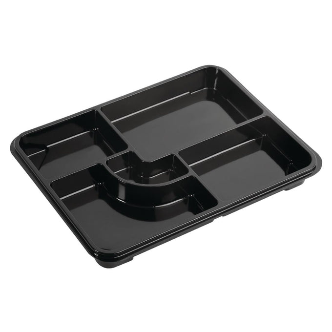 Plateaux repas recyclables Bento 263 × 201 mm (lot de 90) - Faerch