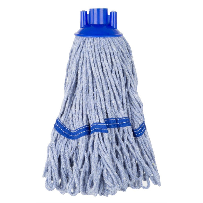 Tête serpillière à franges bande bleue 200 g - Jantex