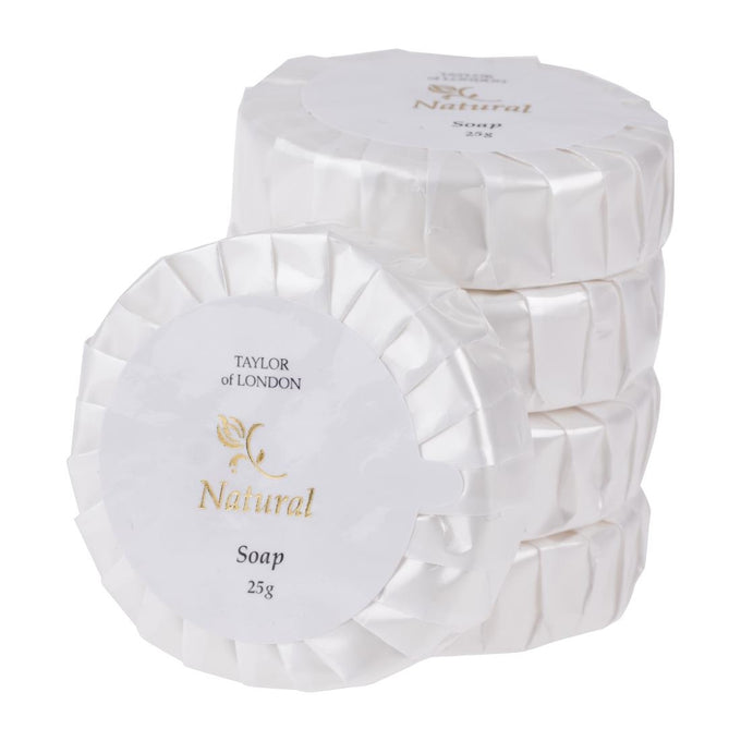 Savons enveloppés de papier Natural Taylor of London (lot de 100)