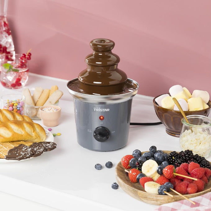 Fontaine à chocolat CF-1603 niveaux en acier inoxydable - Tristar