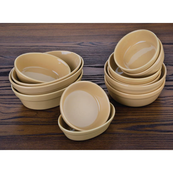 Plats à gratin ronds Stoneware 156 mm (lot de 6) - Olympia