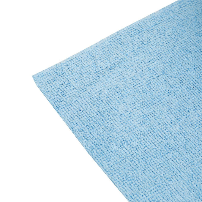 Chiffons en microfibre bleus 300 × 300 mm (lot de 50)