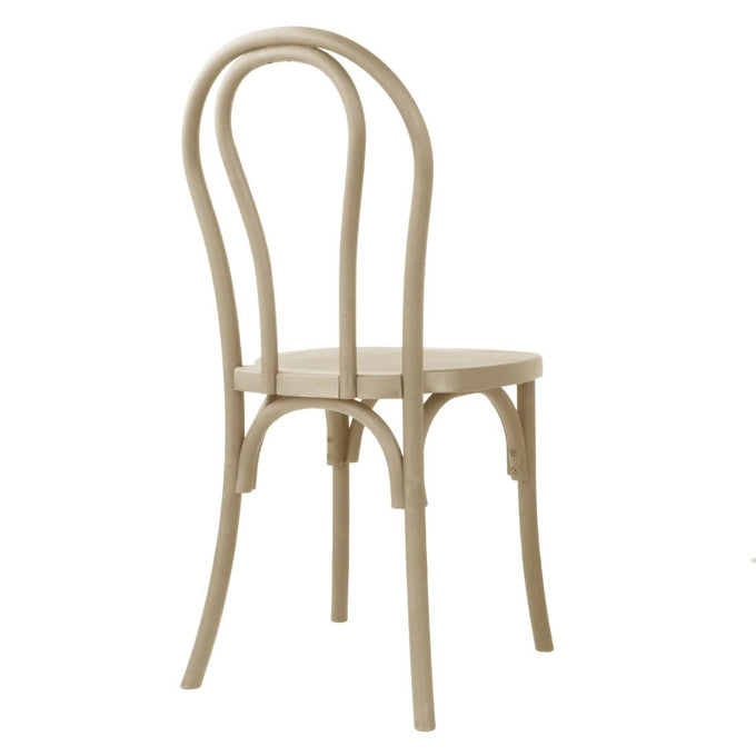 Chaises en résine style bois courbé Soho coloris naturel (lot de 4) - Bolero