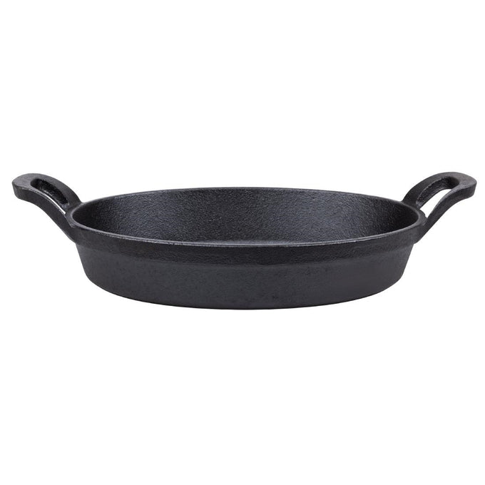 Plat à oreilles ovale en fonte 220 × 150 mm - Olympia