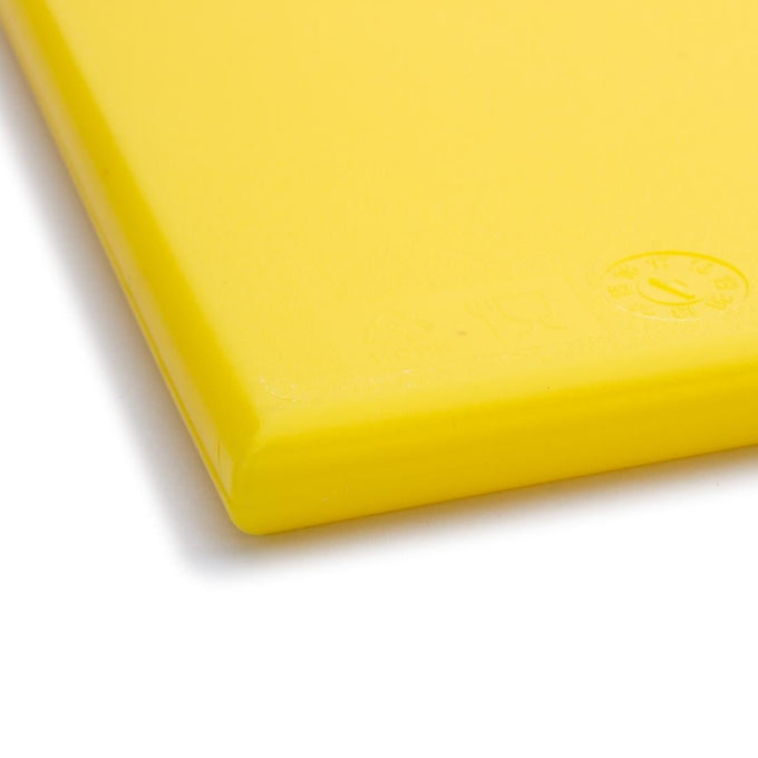 Planche à découper standard haute densité jaune - Hygiplas