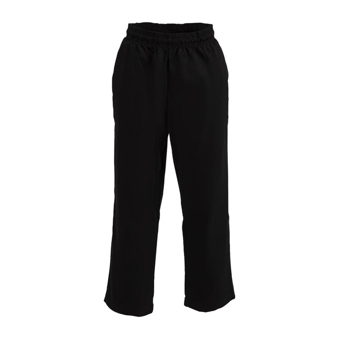Pantalon de cuisine mixte traité au Teflon Easyfit noir - Whites Chefs Clothing