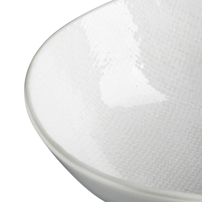 Bols Plats Denim White 160 mm (lot de 6) - Olympia