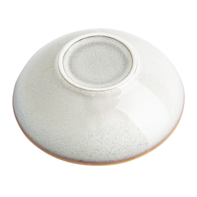 Bols évasés Drift gris uni 155 mm (lot de 6) - Olympia