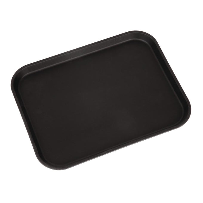 Plateau rectangulaire antidérapant en fibre de verre Camtread noir 45,7 cm - Cambro
