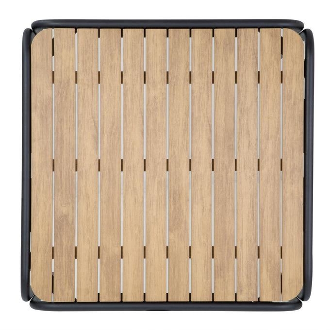 Table carrée en polywood Santorini 700 mm - Bolero