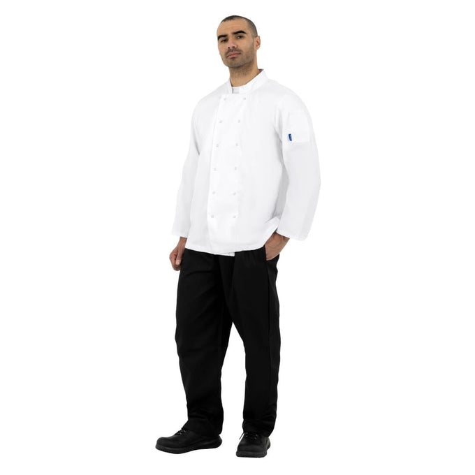 Veste de cuisine mixte Vegas manches longues blanche - Whites Chefs Clothing
