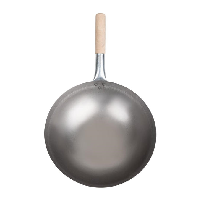 Wok conique en acier doux 356 mm - Vogue