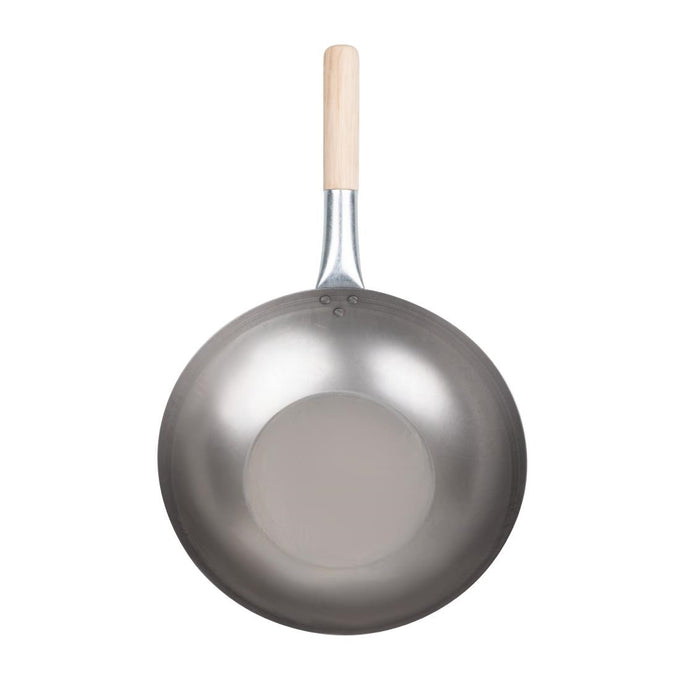 Wok en acier doux 330 mm - Vogue