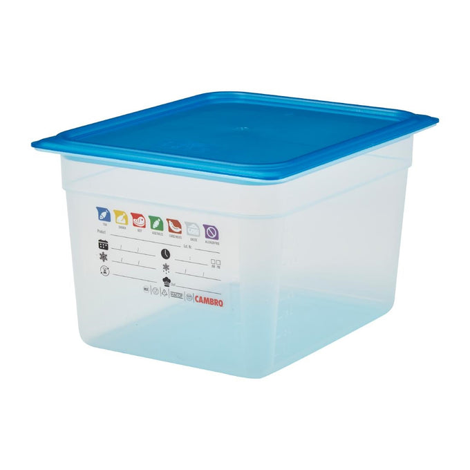 Bac en polypropylène Safetrak IML GN 1/2 200 mm - Cambro