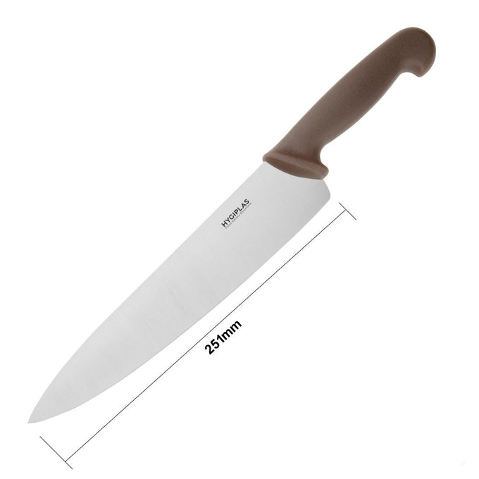 Couteau de cuisinier marron 255 mm - Hygiplas