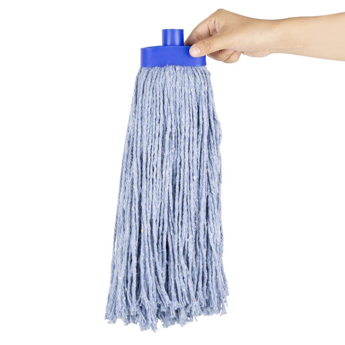 Tête serpillière à franges Kentucky bleue 450 g - Jantex