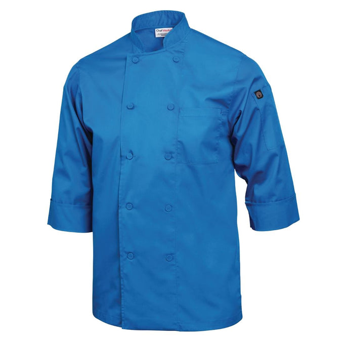Veste de cuisine mixte bleue - Chef Works
