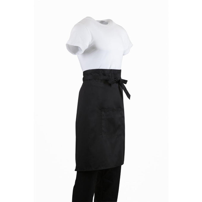 Tablier serveur standard noir - Whites Chefs Clothing